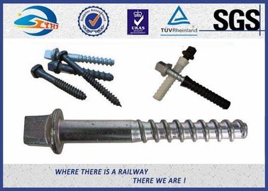 40Mn2 20MnSi Fixing Railway Sleepers Square Head Screw Spike