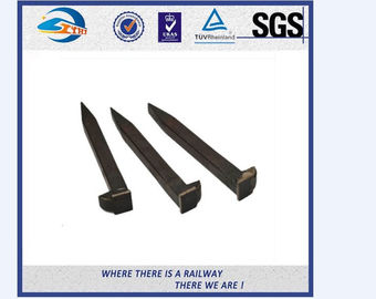 Low Carbon Steel / Q235 Railway Sleeper Spikes With ISO Certified