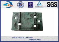 Railway Cast Iron Base Sole Rail road Plates Steel Tie Plate