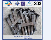 Low Carbon Steel / Q235 Railway Sleeper Spikes With ISO Certified