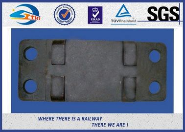 2 / 4 / 6 / 8 Holes High Tensile Strength Plain Rail Tie Plate Rail Base Plate