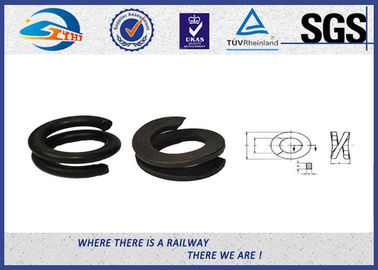 70# / 65Mn Double Coil Spring Locking Washer For Fastening Rails