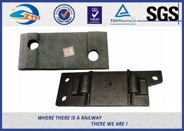 Double Shoulder Forged Cast Rail Base Plate Hole Diameter 10MM