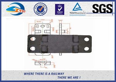 OEM Cast Steel Railroad Tie Plates For Rail Construction , Rail Base Plate