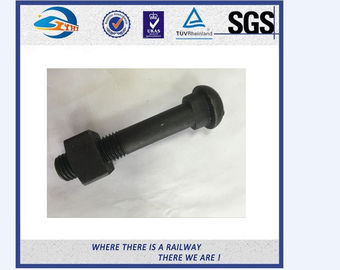 Black Anodize / Dacroment Fastening Railway Bolt Fish Bolt And Nuts