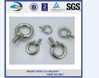Customized M12 M14 M16 Durable Half Railway Bolt With Plain Surface