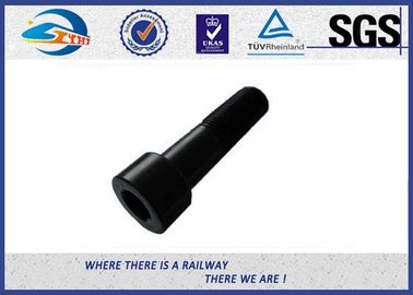 ZhongYue Railway Fasteners Stud Bolt Rail Fish Bolt With Dacromet / Sherardizing