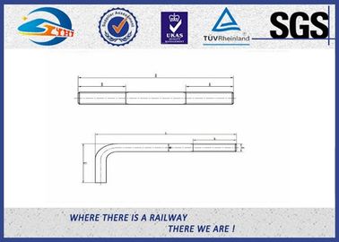 Foundation L Type Anchor Railway Bolts Rail Fastening Products