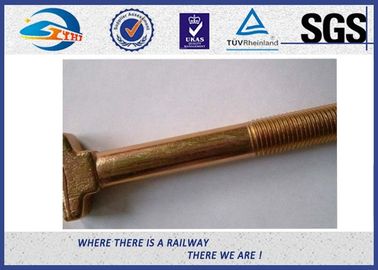 Railway Sleeper Railway Bolt Speical T Head Long Rod Galvanizing