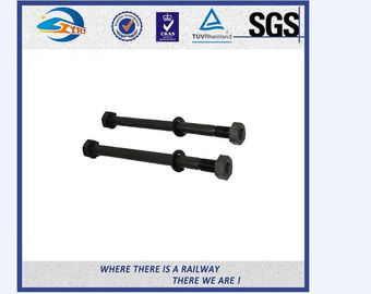 Black Anodize M14 M16 M18 Railway Bolt , Titanium Automotive Fasteners