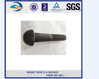 Black Anodize M14 M16 M18 Railway Bolt , Titanium Automotive Fasteners