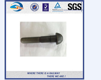 Plain / Black Anodize Hex Bolt And Nut / Train Bolt , Tensile Strength ≥800Mpa