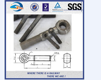 Grade 10.9 Track Bolts And Nuts / Inserted Bolt With Dacromet / Sherardizing