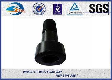 Oxide Black 10.9 Grade Hexagon Railway Bolt Hardness 43 To 47 Cold Bending 90 Degree