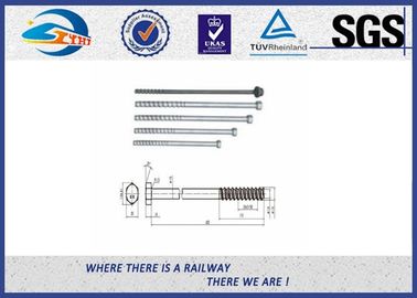 DIN931 933 Hot Dip Galvanized Railway Bolt with 8.8 Grade 45# Steel material