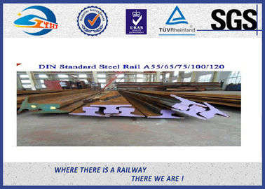 Din 536 Crane Rail A100 A120 , Crane Rail A65 Material 700 900A