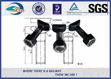 Various Railway Bolts With Nuts For Russian Railroad GOST Clamp Bolt