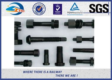 High Tensile Q235 Steel Bolts And Nuts With Hot Dip Galvanized / Zinc Plated Surface