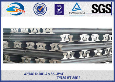 900A / 1100 DIN A100 Heavy Duty Steel Crane Rail  For Train Subway Warehouse