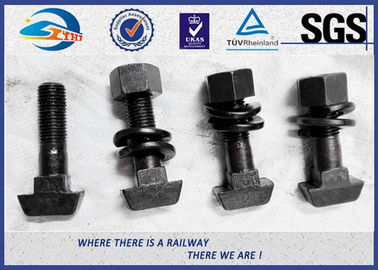 High Tensile Q235 Steel Bolts And Nuts With Hot Dip Galvanized / Zinc Plated Surface