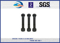 durable high tensile strength railroad bolts and nuts for railway construction