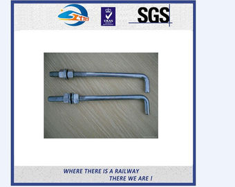 DIN304 Hex  Railway Bolt Stainless Steel / Copper Bolts Grade 8.8 / 10.9 / 12.9