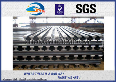 Customized 6m - 12m Overhead Crane Track / Steel Rail Track GB15KG GB22KG GB30KG