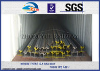 Customized 6m - 12m Overhead Crane Track / Steel Rail Track GB15KG GB22KG GB30KG