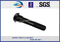 SGS Zinc Plated / Dacroment 35# Q235 Railroad Bolts / Fish Bolt , Standard DIN JIS ISO