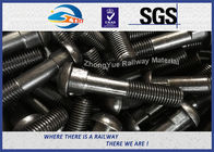 SGS Zinc Plated / Dacroment 35# Q235 Railroad Bolts / Fish Bolt , Standard DIN JIS ISO