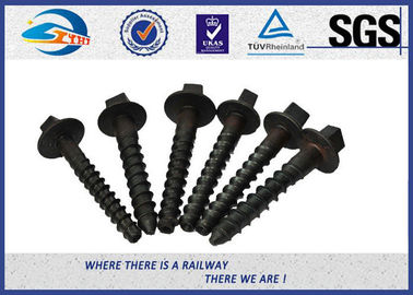 Ss8 Railway Spike Q235 Sleeper Screw Spike SGS standard ISO898-1