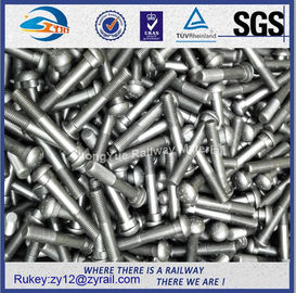 Railway high tensile oval neck black oxide fish bolts 8.8,10.9 with nut