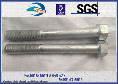 Railway High Strength Hex Bolts Grade 10.9 M24 With HDG Coating