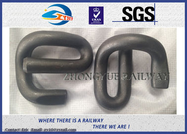 Oxide Black Railway Elastic Rail Clips Vssloh E2091 Railroad E Type Clamps