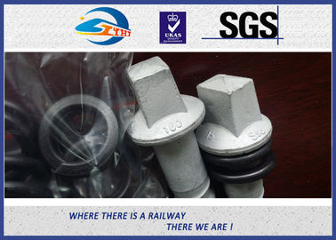 Custom Railroad Screw Spikes Q235 Concrete Sleepers Grade 5.6