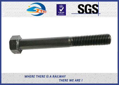 High Tensile Railway HEX Bolt DIN Stardard ASTM Standard Hot Dip Zinc Customize