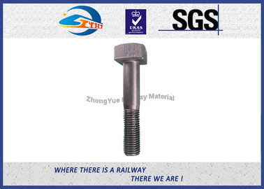 Square Railway Bolt DIN ASTM Standard HDG M20 M22 M24 M30 Steel Bolts And Nuts BS47-1