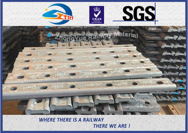 4 Holes / 6 Holes Railway Fish Plate Joint Bar Fish Plates In Railway Track