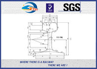 High Tensile EN Standard EN13674-1-2011 Railway Steel Rail UIC54 54E1 Plain Surface