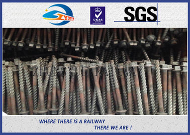 Q235 Galvanized Washer Head Timber Drive Screw For Rail Fastening System