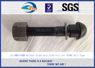 Railroad Track Bolts Fish Bolts 24 * 145mm 45# Grade 8.8 With Black Oxide