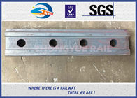 BS80A ASTM and DIN Railroad Joint Bars Railway Fish Plate With 4 Hole , 6 Hole