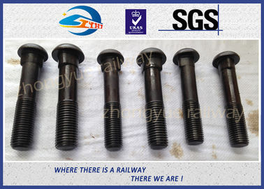 Grade 8.8 Bridge / Railway Bolt Fish Bolts For Fasten Rail Joints