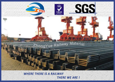 U Shape Z Shape Sheet Pile Steel Crane Rail GB JIS UIC Standard