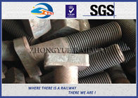Customized M22X90mm Railway Bolt T-Shaped Track Bolts With Oiled Plain Colors