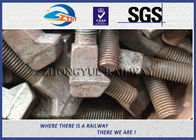 M20x100mm Special Railroad Bolts With Clip Bolt Head HDG Coating