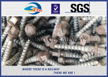 Stainless Steel Rail Screw Spike 5.6 Grade For Railway Fasteners