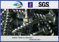 GB standard Hot-Dip Galvanized Spiral Spikes with 35# Steel for railroad fastening