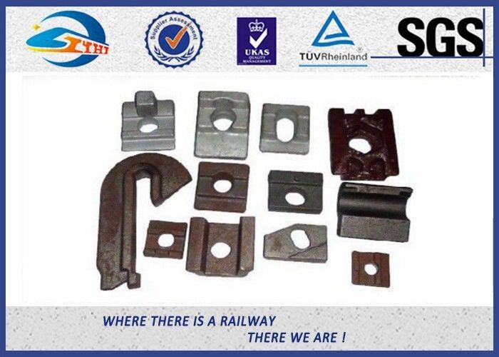 Iron Steel KPO Crane Rail Clip TUV , Guide Rail Binder Plate