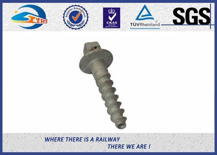 Railroad Sleeper Galvanized Screws with Plain / Zinc / HDG / Wax Surface